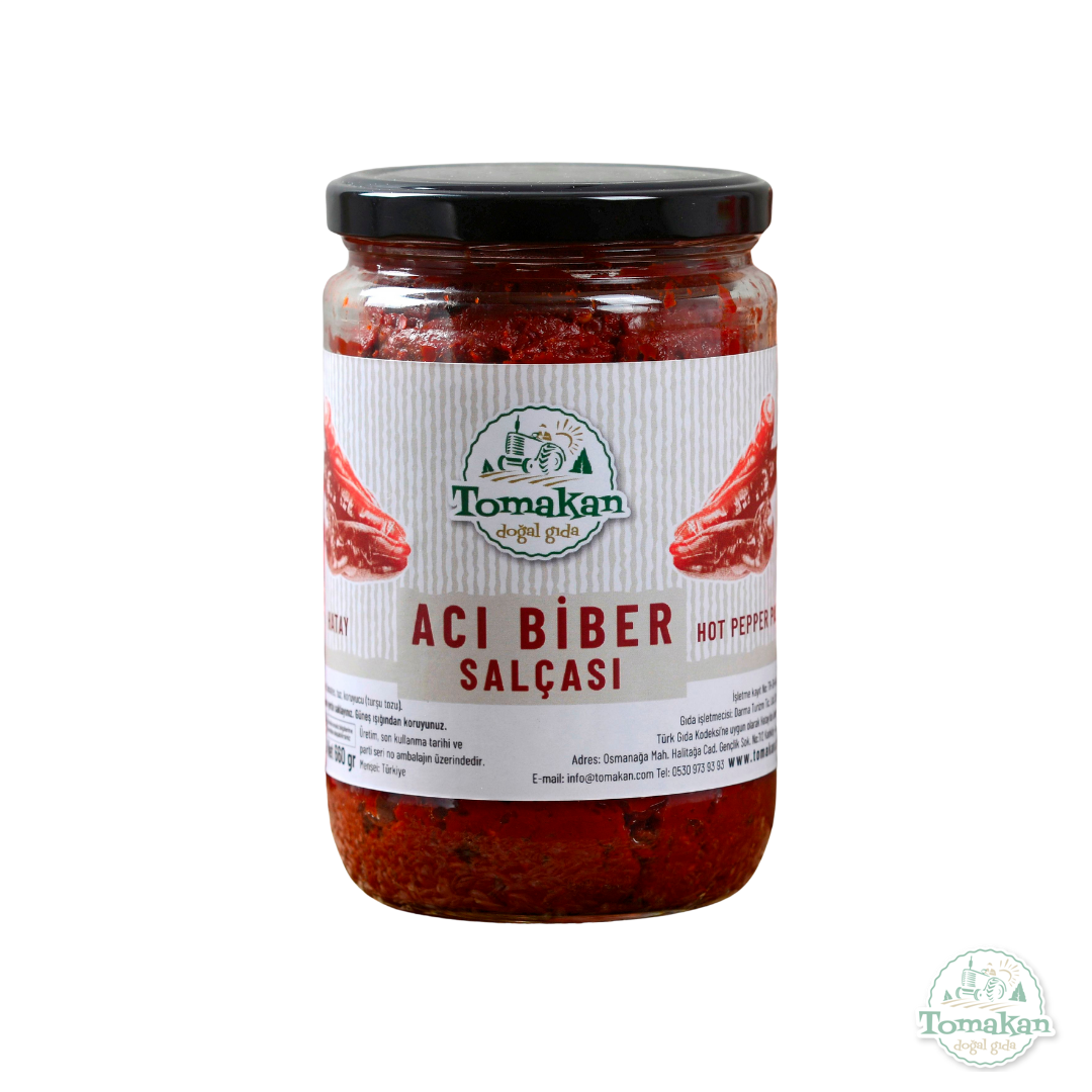 Yöresel Acı Biber Salçası - Hatay (660gr)